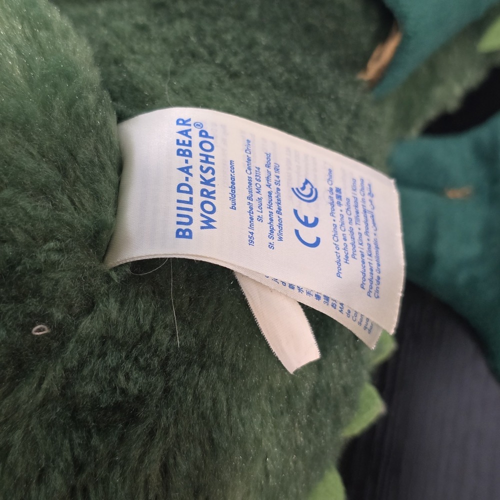 Pete's Dragon Elliot 15" Build A Bear Disney Green‎ Plush Stuffed Animal 2016 - Picture 7 of 8